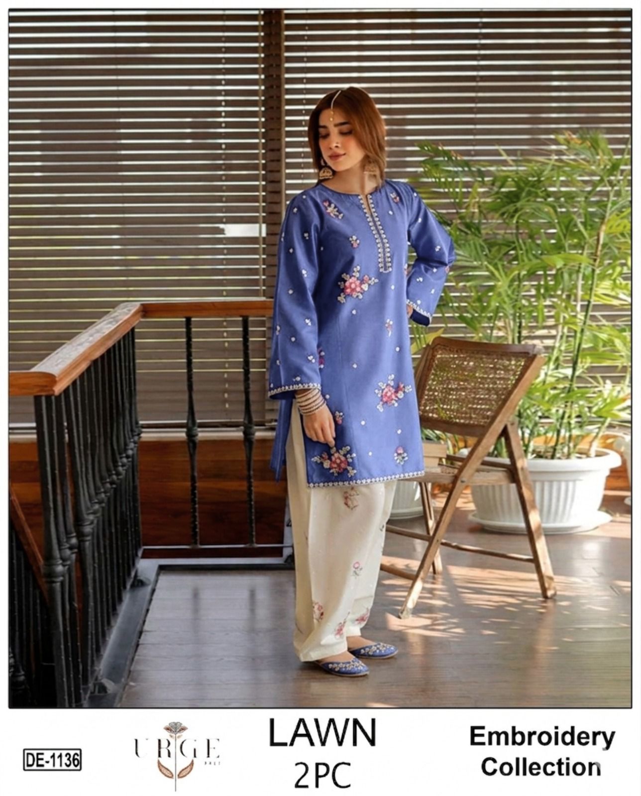 2PC embriodery outfit by zeefania couture